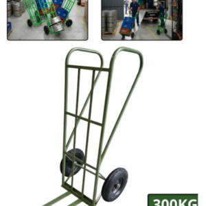 Carrinho Carga 300 Kg Transporte Material Em Aço Reforçado
