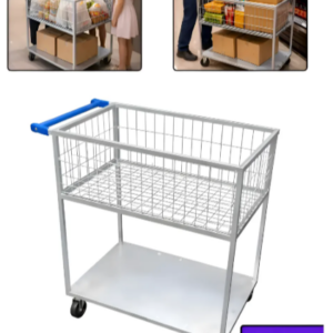 Carrinho Abastecimento Fundo Alto Até 300 Kg Em Aço Oferta